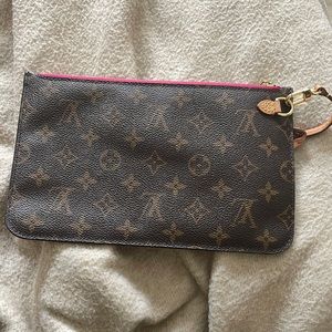 authentic louis vuitton neverfull pouchette